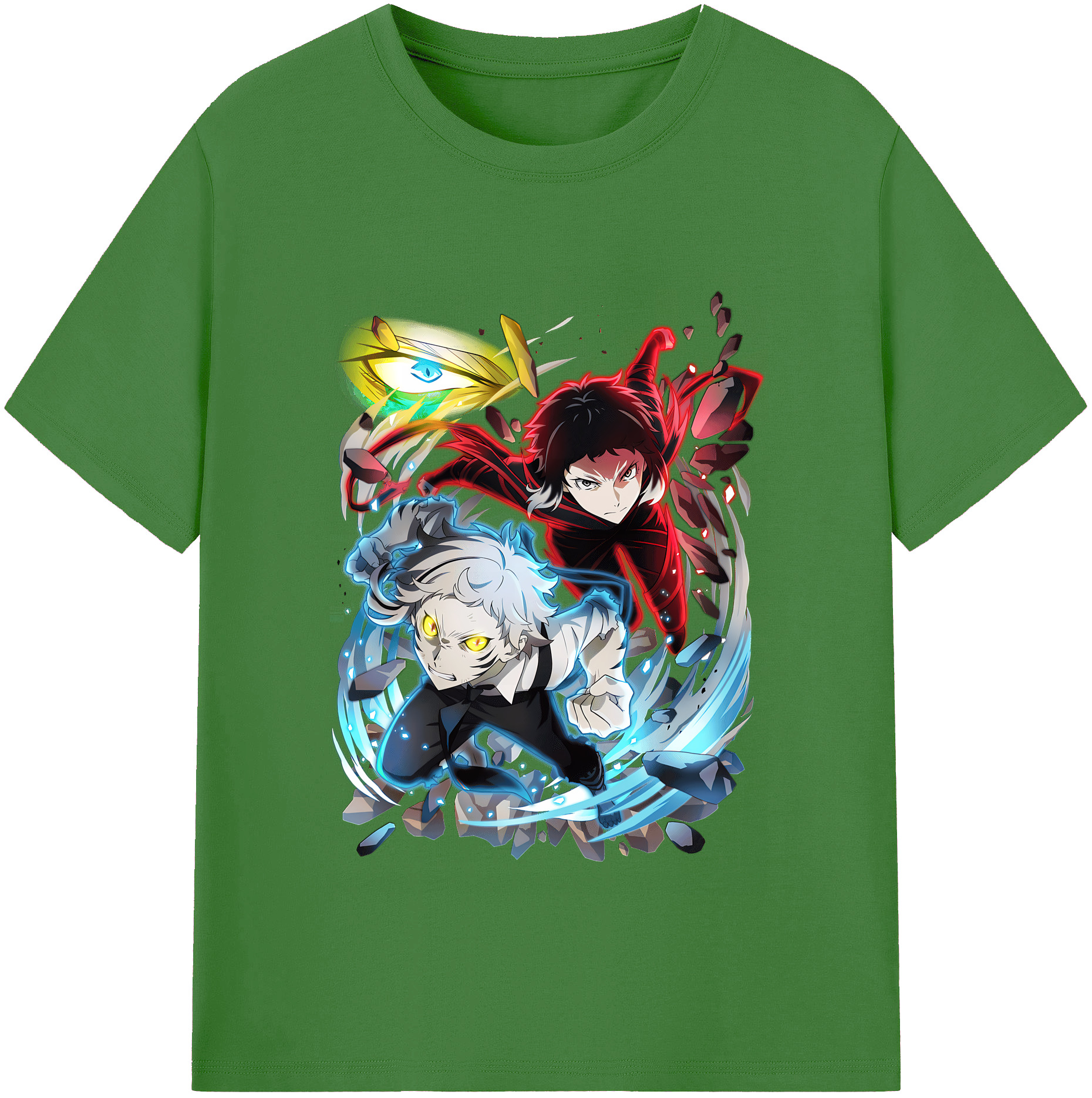 （画像用） 文豪ストレイドッグス Bungo Stray Dogs レディースカジュアルプリントTシャツ（綿100％）